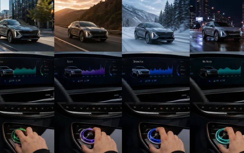 Do the Driving Modes in Cadillac LYRIQ Offer Different Ranges of Battery Usages?