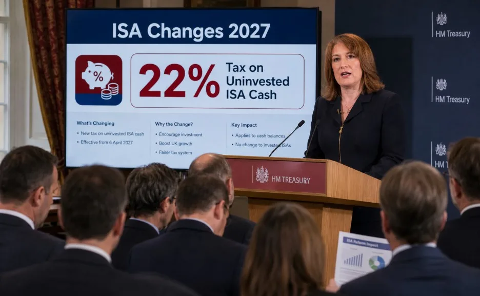 Rachel Reeves Investment ISA Levy and the New 22% Tax from 2027