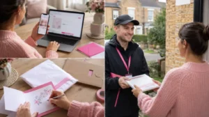 Moonpig next-day delivery process