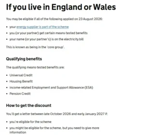 Eligibility Requirements and Qualifying Benefits